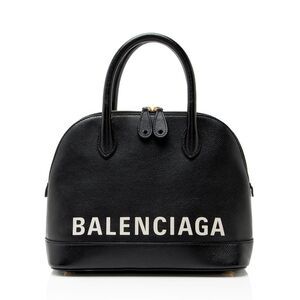 Balenciaga Grained Calfskin Ville Small Top Handle